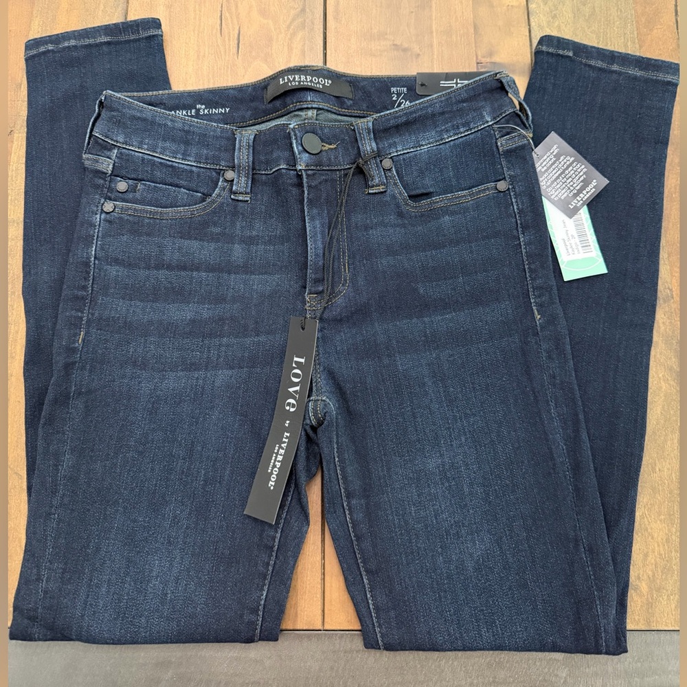 Liverpool Dark Blue Women's Skinny Jeans